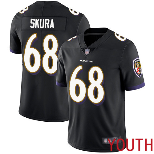 Baltimore Ravens Limited Black Youth Matt Skura Alternate Jersey NFL Football #68 Vapor Untouchable